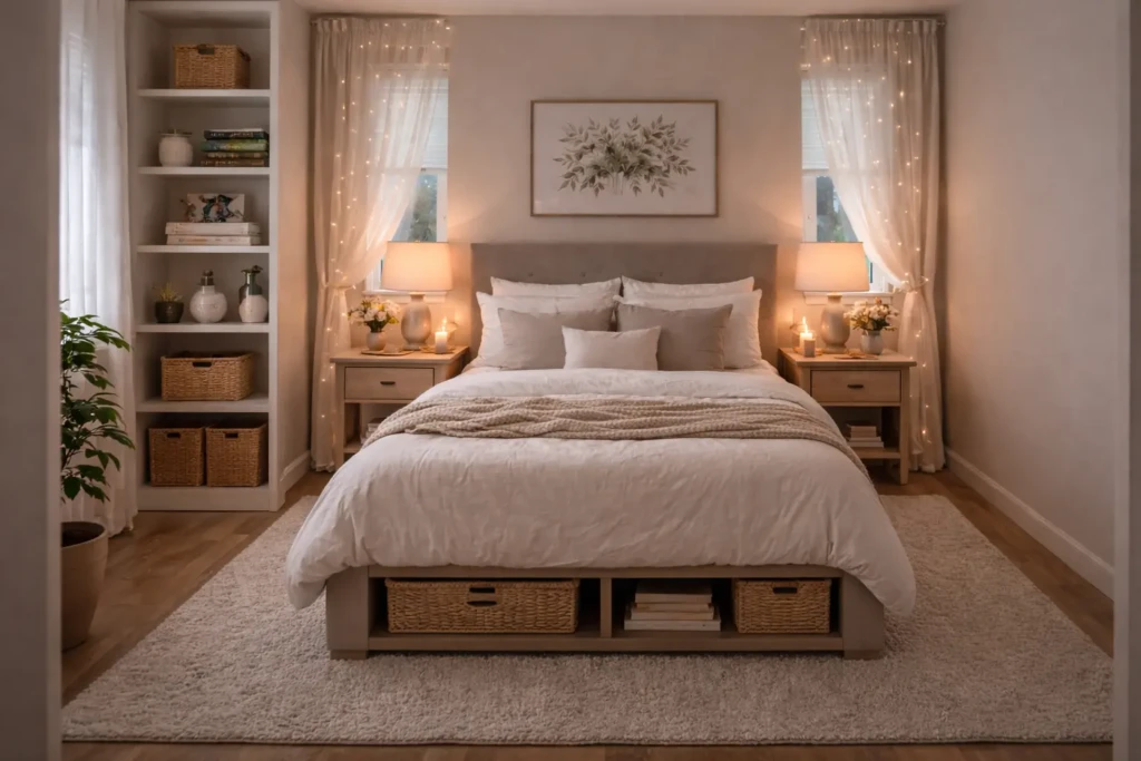 Hidden Storage Bedroom