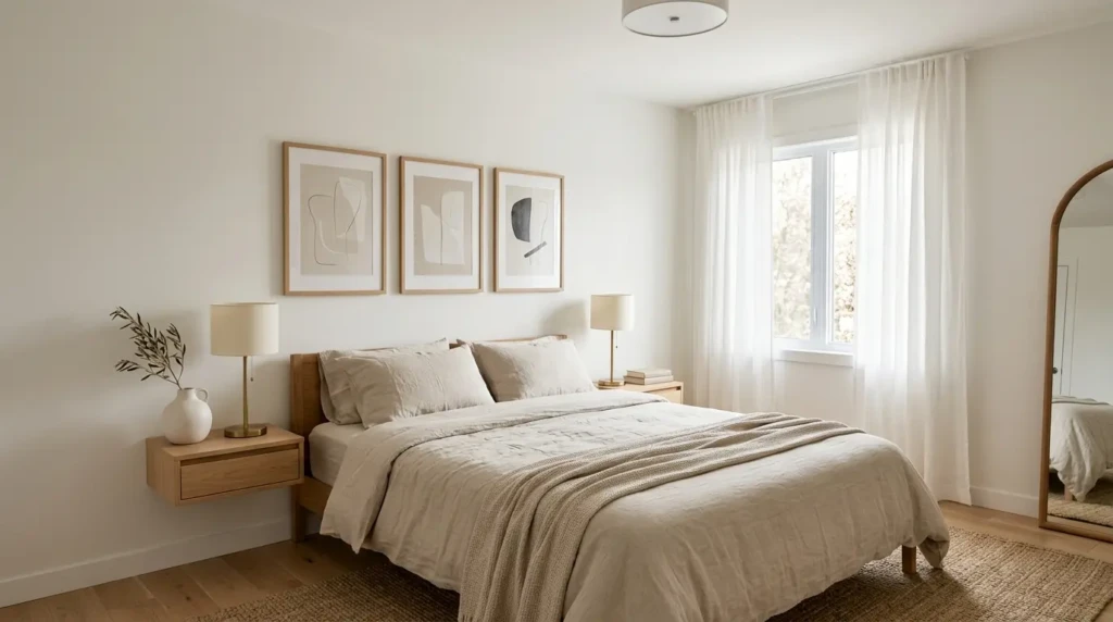 Simple Minimalist Bedroom Decor