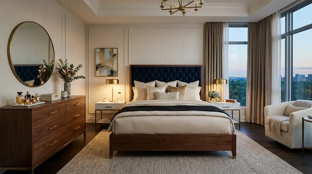 Luxury Bedroom Furniture Setup