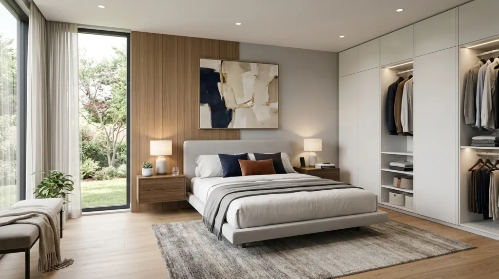 Modern Bedroom Furniture Setup