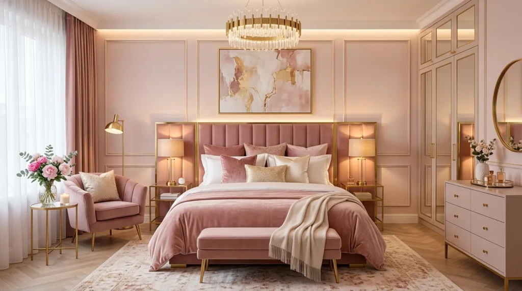 Pink Luxury Bedroom Style