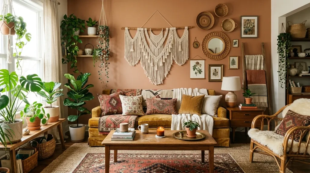 Eclectic Boho Living Room Style