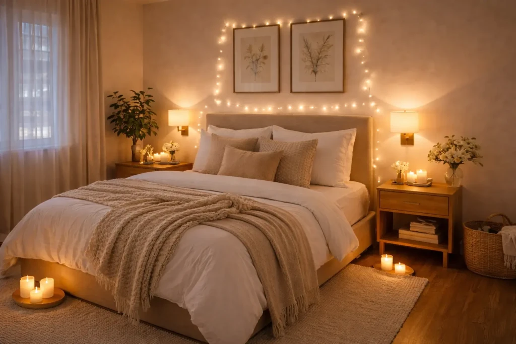 Romantic Small Bedroom for Couples
