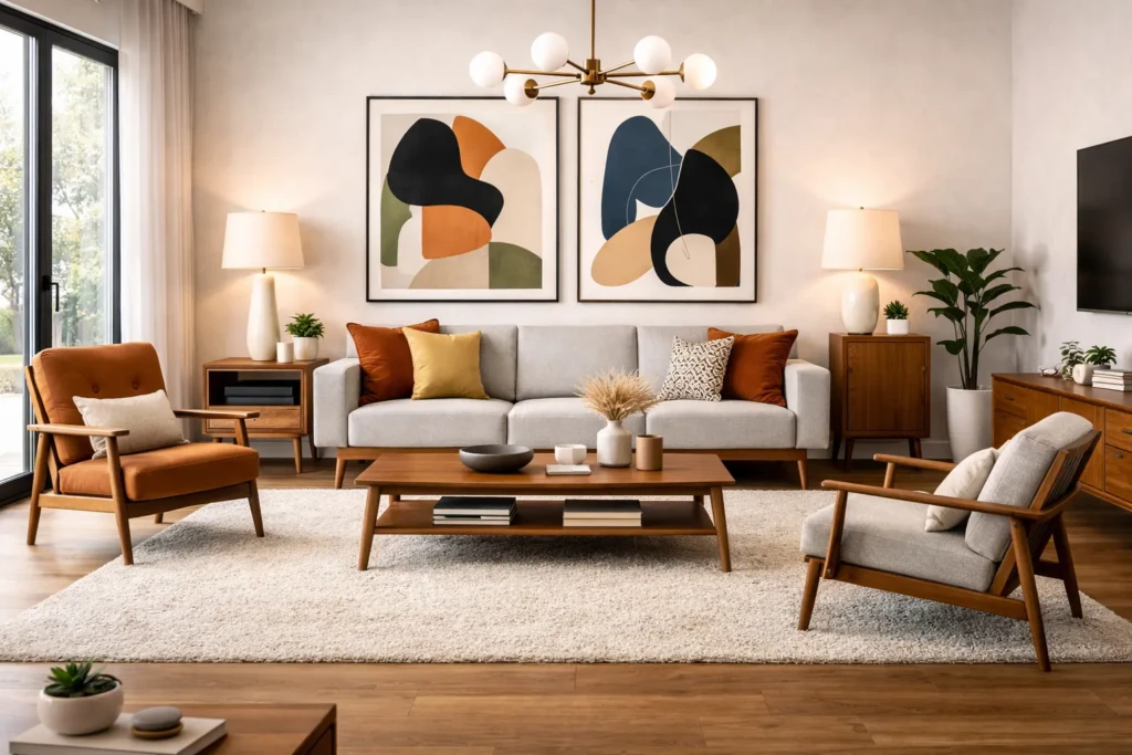 Modern Meets Mid Century Style