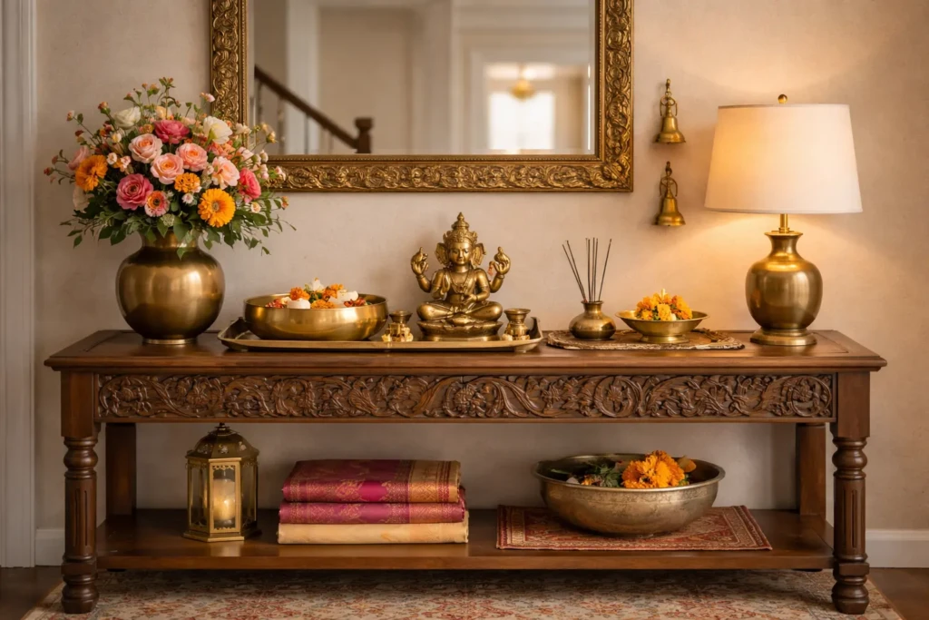 Indian Style Entryway Decor