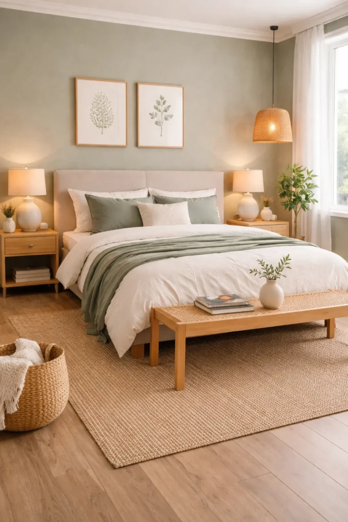 Minimal Furniture with Sage Green Theme