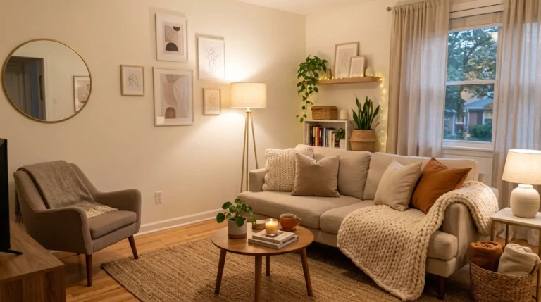 Cozy Apartment Living Room Retreat