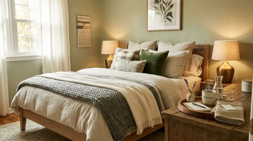 Cozy Guest Bedroom Setup