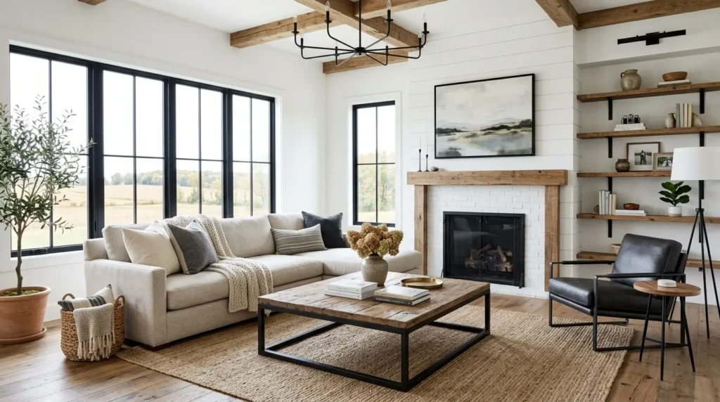 Modern Farmhouse Living Room Blend