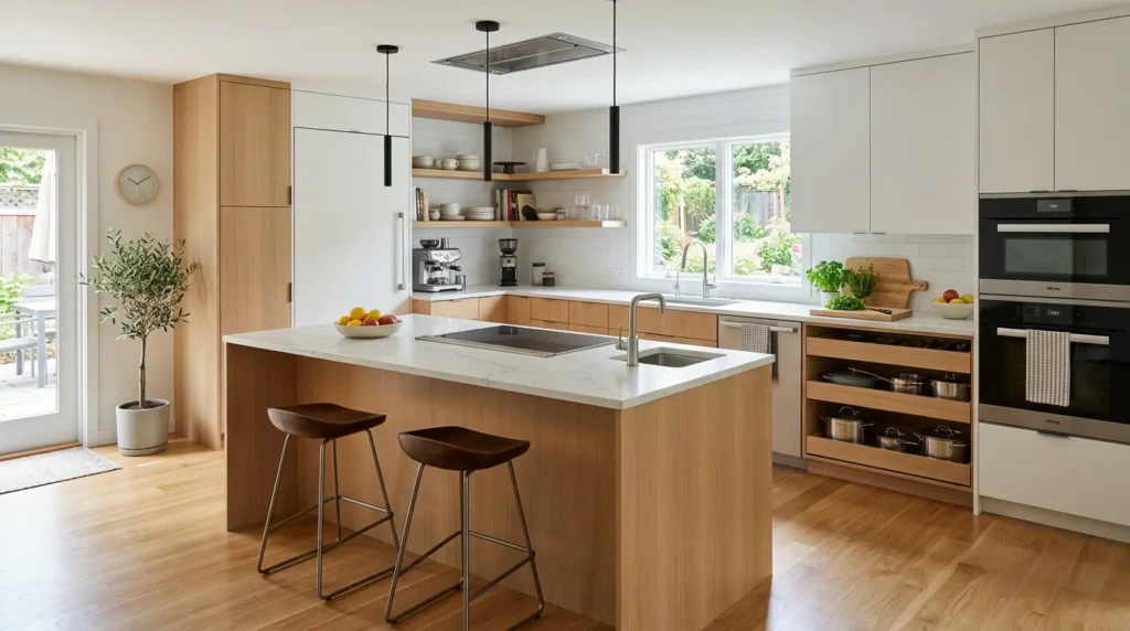 Functional Kitchen Layout with Island