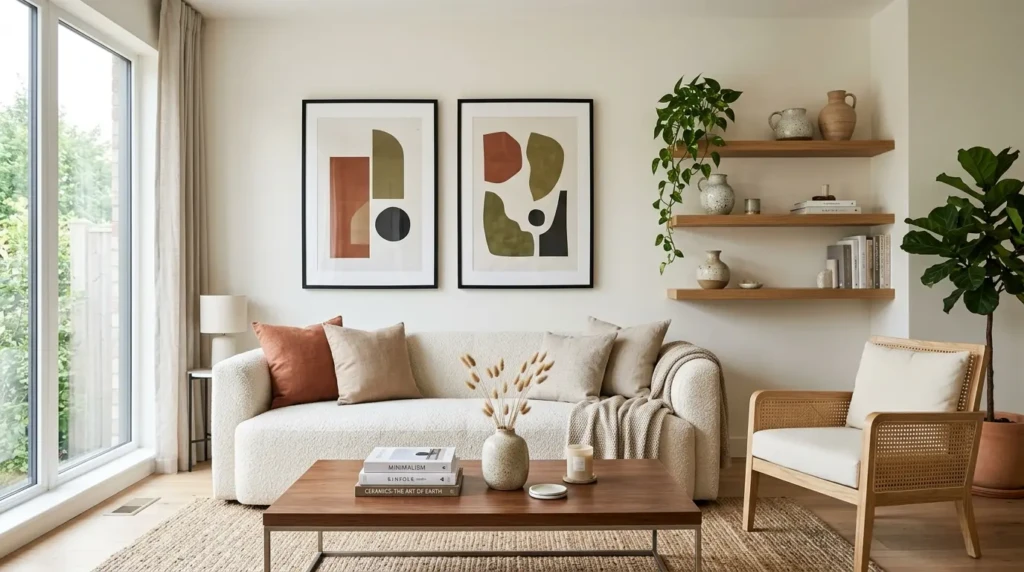 Curated Modern Living Room Decor