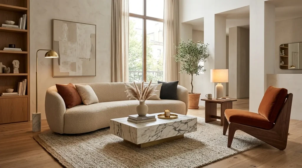 Sleek Modern Furniture Setup