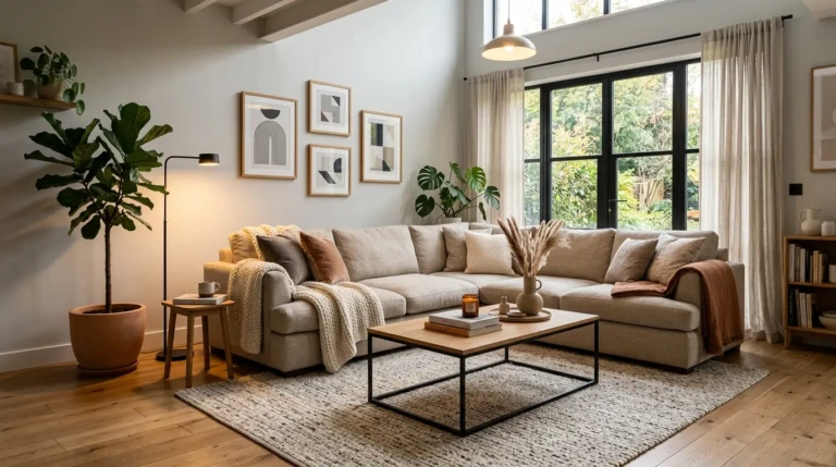 Elegant Modern Living Room Overview