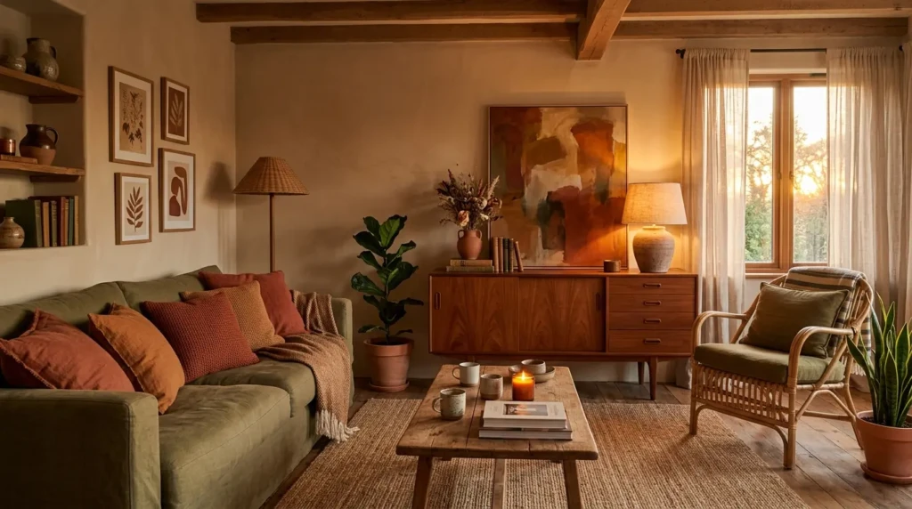 Nature Inspired Cozy Space