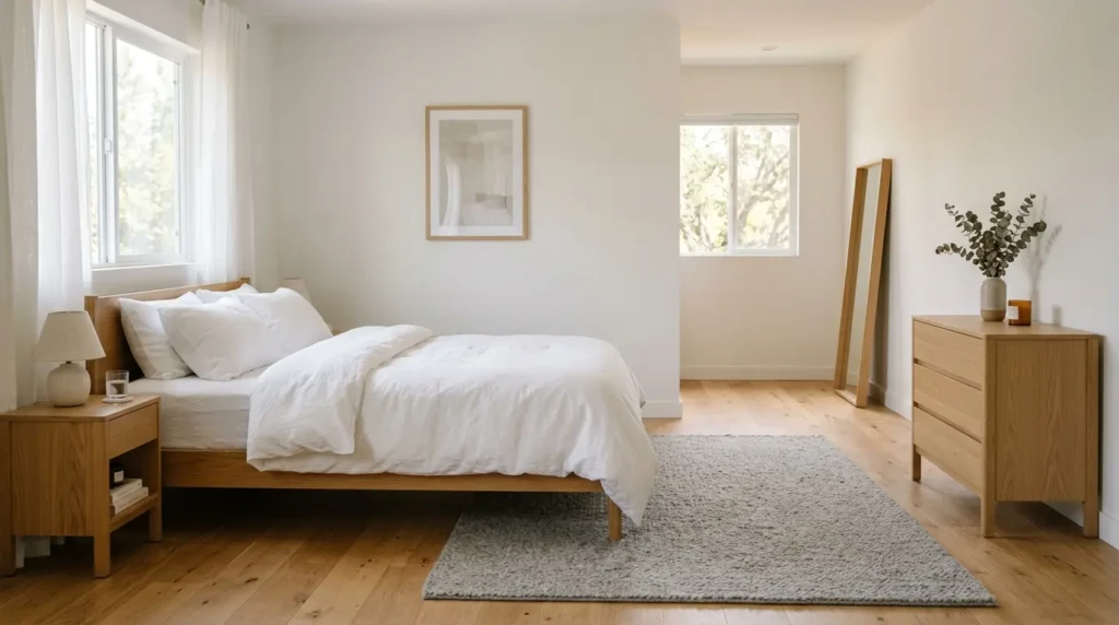 Peaceful Minimalist Bedroom Aesthetic