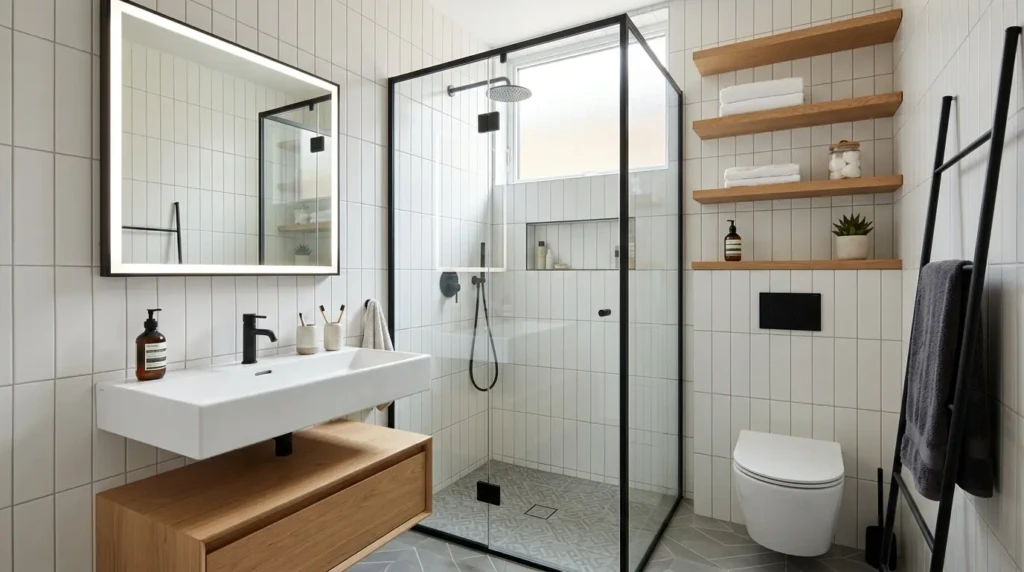 Small Apartment Modern Bathroom