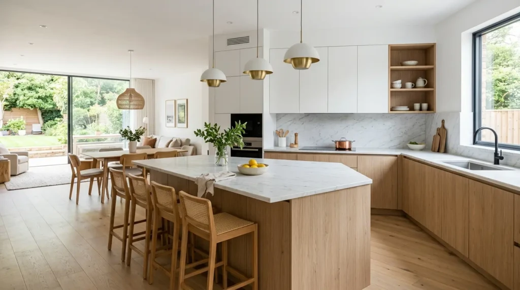 Sleek Open Kitchen Design Inspiration