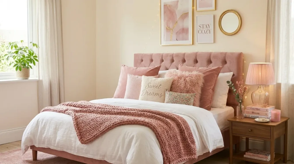 Pink Bedroom Decor Details