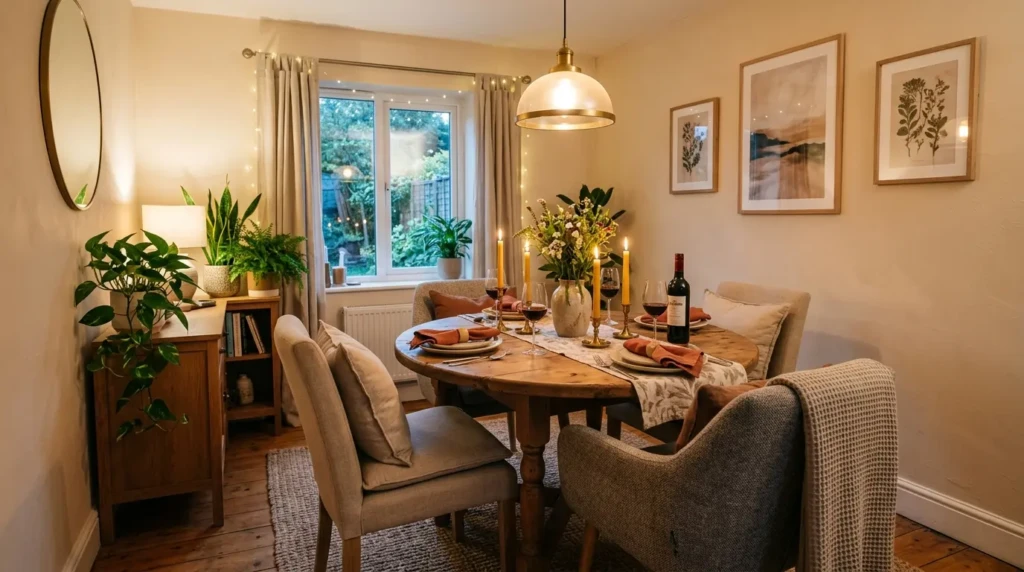 Cozy Small Dining Room Setup