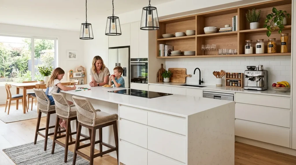 Functional Open Kitchen Island Ideas