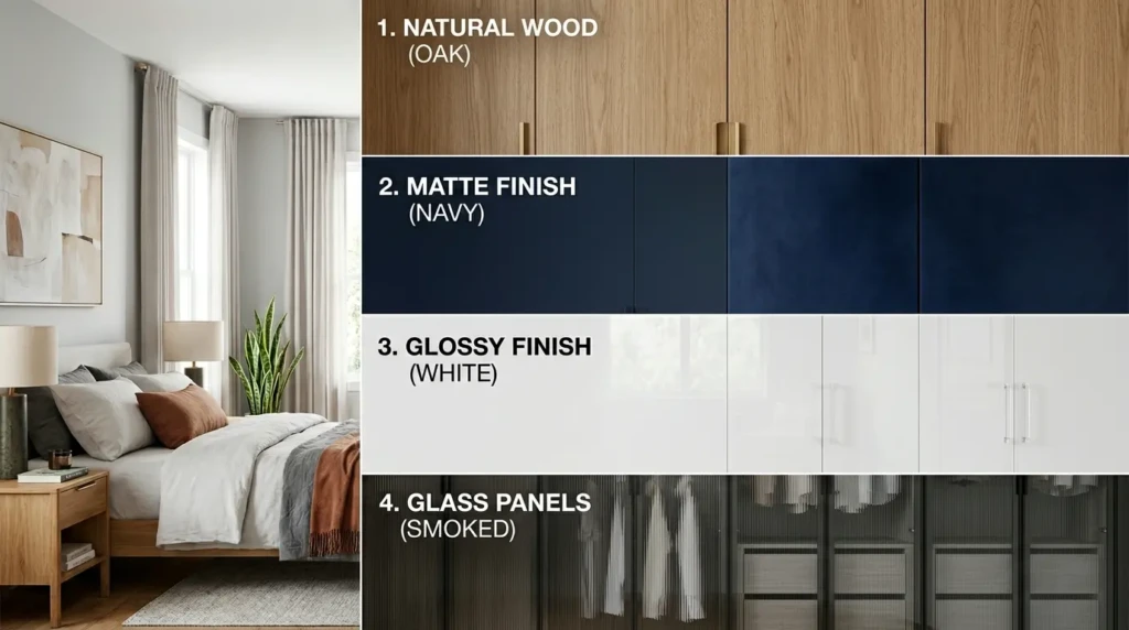 Wardrobe Materials and Finishes Inspiration