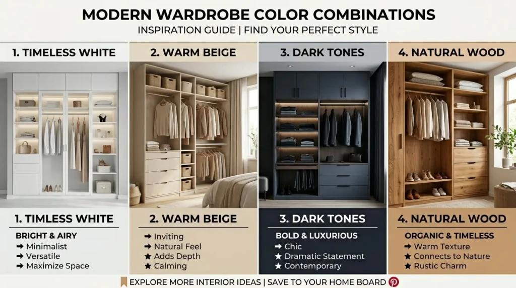 Wardrobe Color Ideas for Bedroom